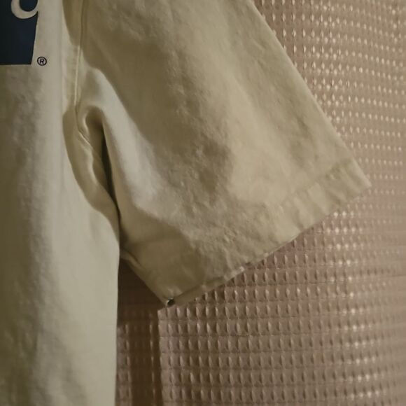 Carhartt  T-Shirt Men L Short Sleeve Loose Fit Crew Neck Graphic Yellow - Picture 4 of 6